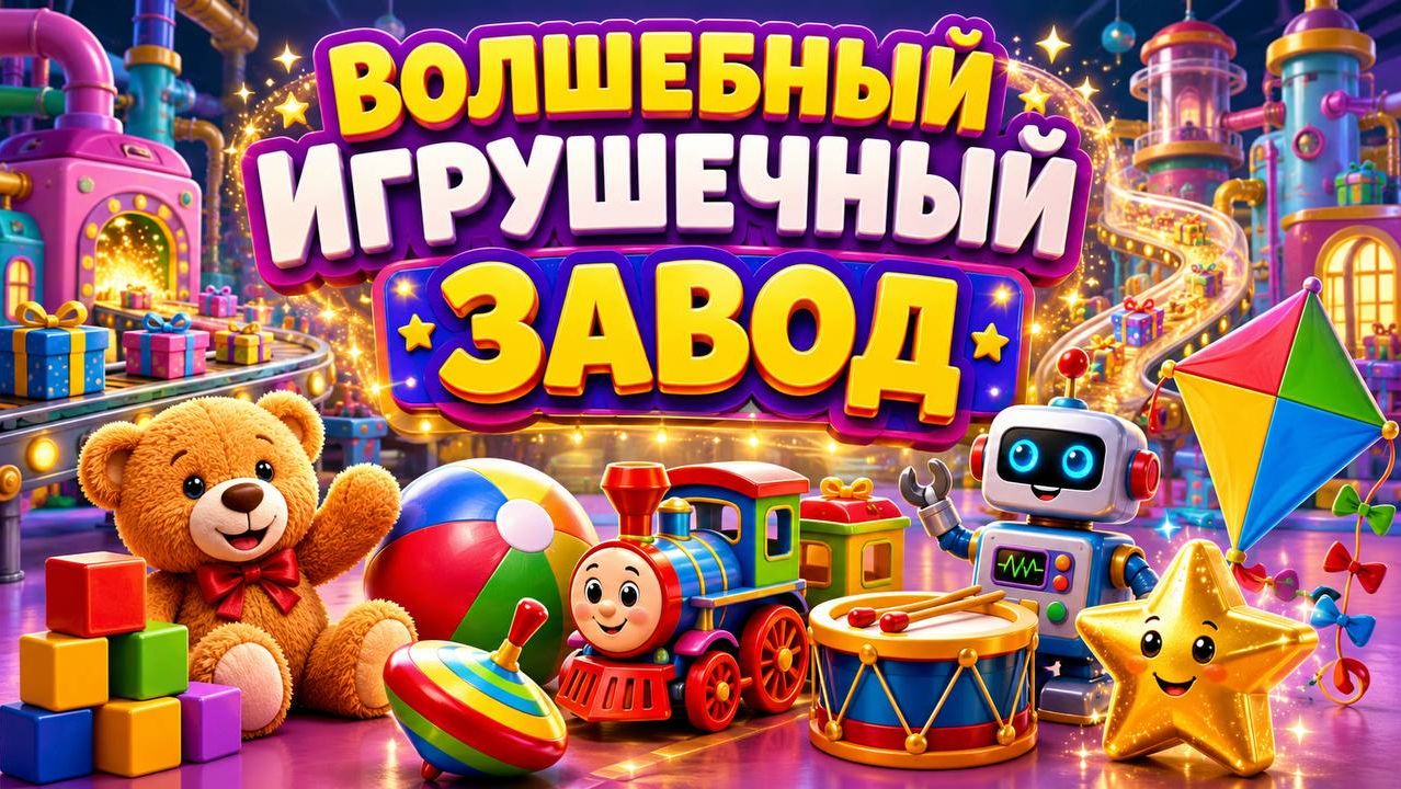 Волшебный игрушечный завод 🧸✨ Сказка для детей | Пум-пум смотреть онлайн