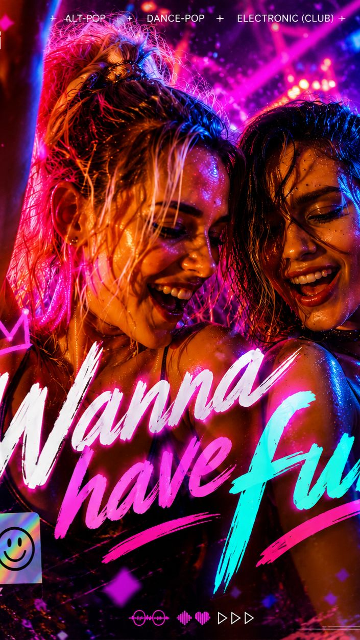 Клип на песню "Wanna have fun"