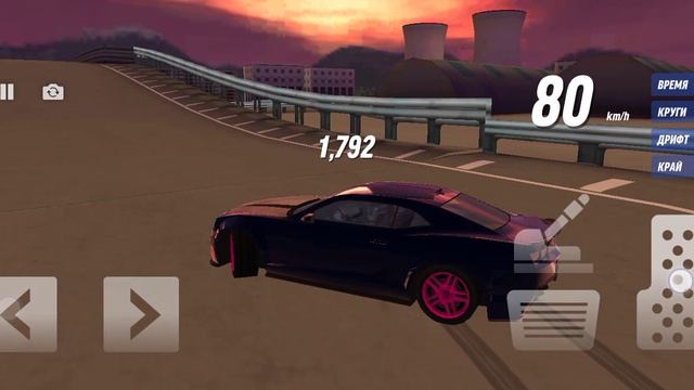 Chevrolet Camaro на карте промзона. drift max