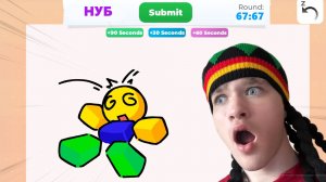 НИЧЕГО НЕ НАРИСОВАЛ и ЗАНЯЛ 1 МЕСТО😳 Roblox Speed Draw