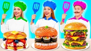 Кулинарный Челлендж. Потрясающая Кулинарная. Развлечения. Пицца , бургеры.