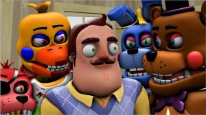 ЧТО БУДЕТ ЕСЛИ ТЫ СОСЕД АНИМАТРОНИКА FNAF Майнкрафт в Реальной жизни Видео Для детей Мультик Дети
