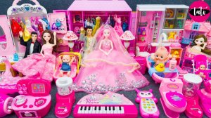 Играем в игрушки из мультика принцесса кукла Барби. Мультфильм для детей. ASMR АСМР