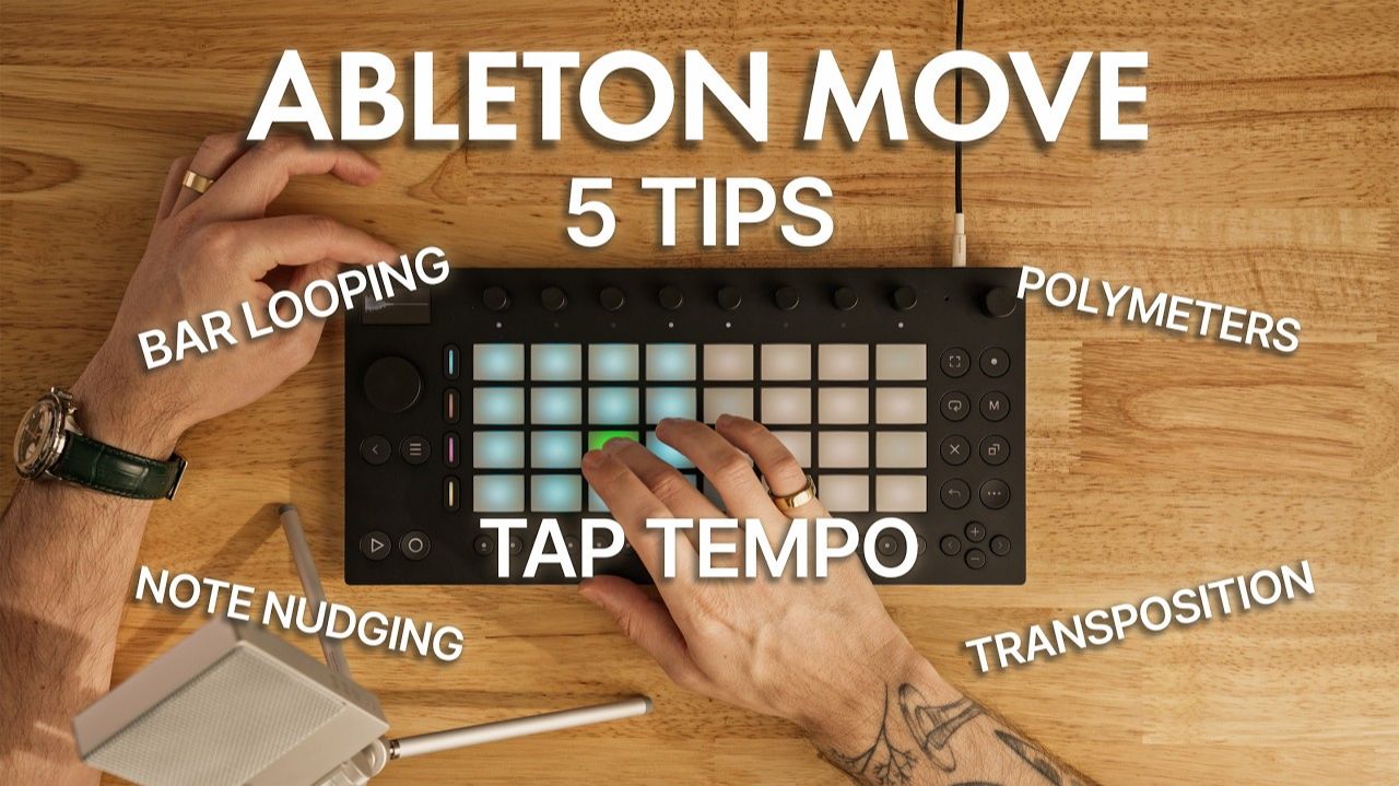 Ableton Move: 5 Tips for Tap Tempo, Nudging, Polymeters and More смотреть онлайн