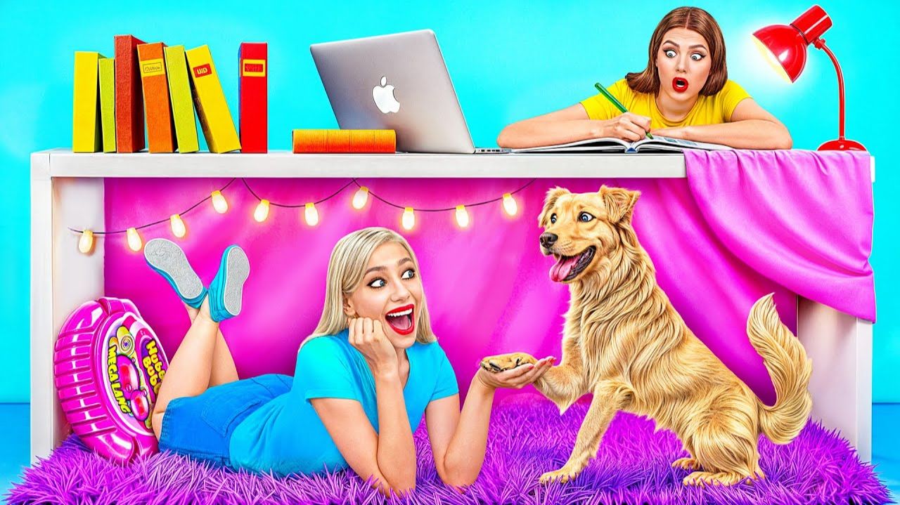 Секретный Домик Под Кроватью # Смешные Моменты от Super Hyper DO
