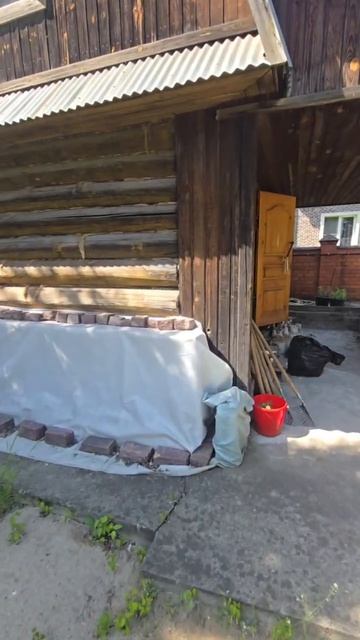 Из бани в летний дом