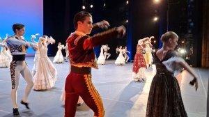 Выпускной МГАХ.  03.06.202. Танец с кастаньетами из балета «Лауренсия»