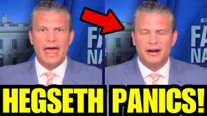 Pete Hegseth PANICS ON AIR as Trump is HUMILIATED