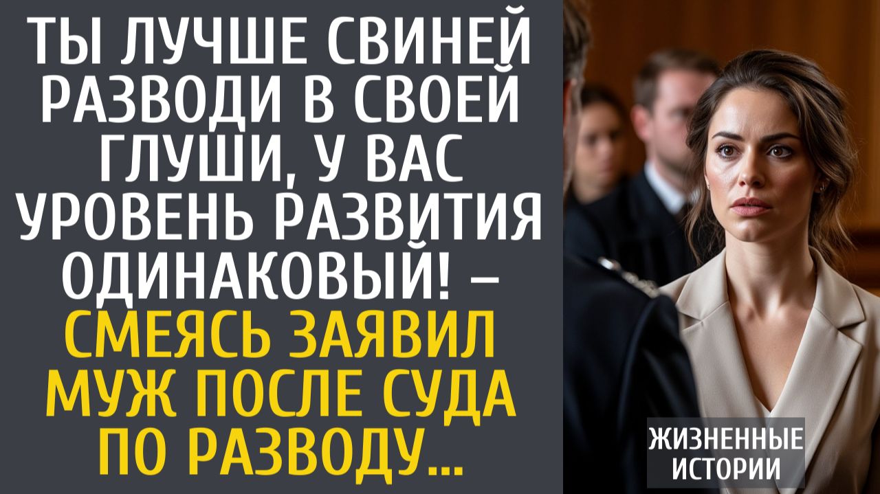 Истории из жизни: Ты лучше свиней разводи в своей глуши, у вас уровень развития одинаковый! – заявил