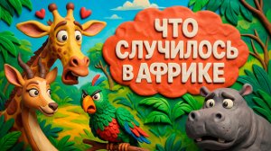 Пластилиновая анимация в 3D по песне  Высоцкого  «Песенка ни про что, или Что случилось в Африке»