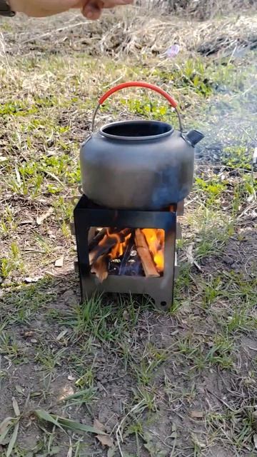 Новая щепочница в работе! #щепочница #туризм #рыбалка