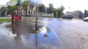 23-06-2026 проливной дождь  затопил  весь  район