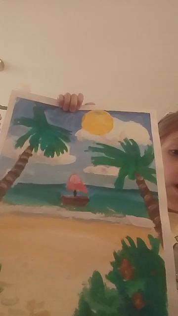 обзор на мои рисунки из лагеря 😊