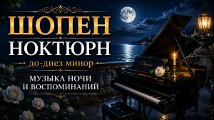 🌙 Шопен — Ноктюрн до-диез минор | Музыка ночи и воспоминаний