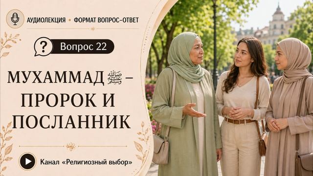 Вопрос 22. Почему я должен поверить, что Мухаммад был пророком?