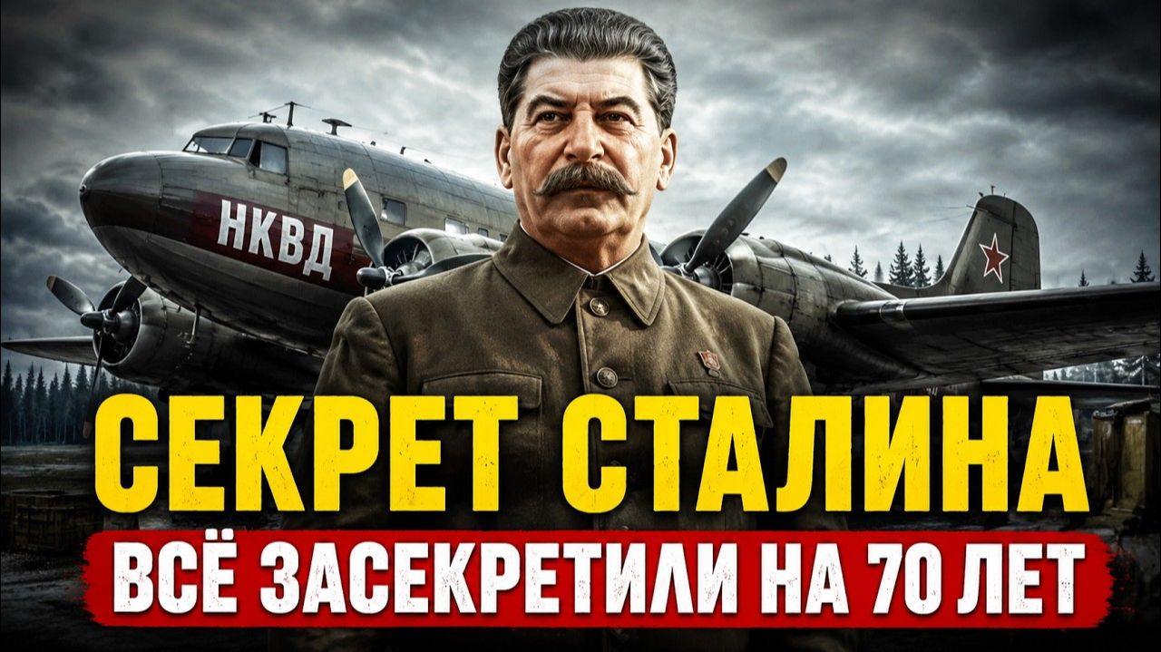СТАЛИН СКРЫВАЛ ЭТО 14 ЛЕТ   168 РЕЙСОВ В ТАЙГУ!
