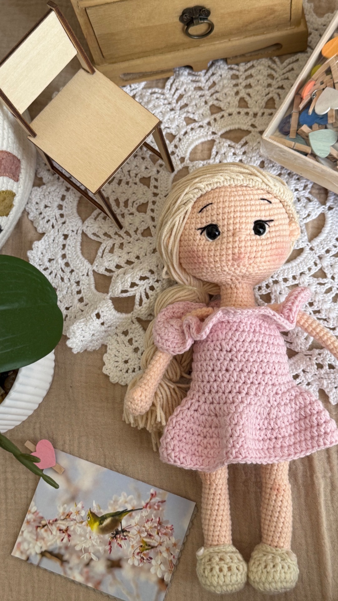 Приглашаю связать куколку ❤️🌸