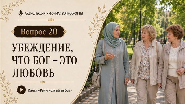 Вопрос 20. Ошибочное мнение: Бог  это любовь. Где нет любви  там нет Бога