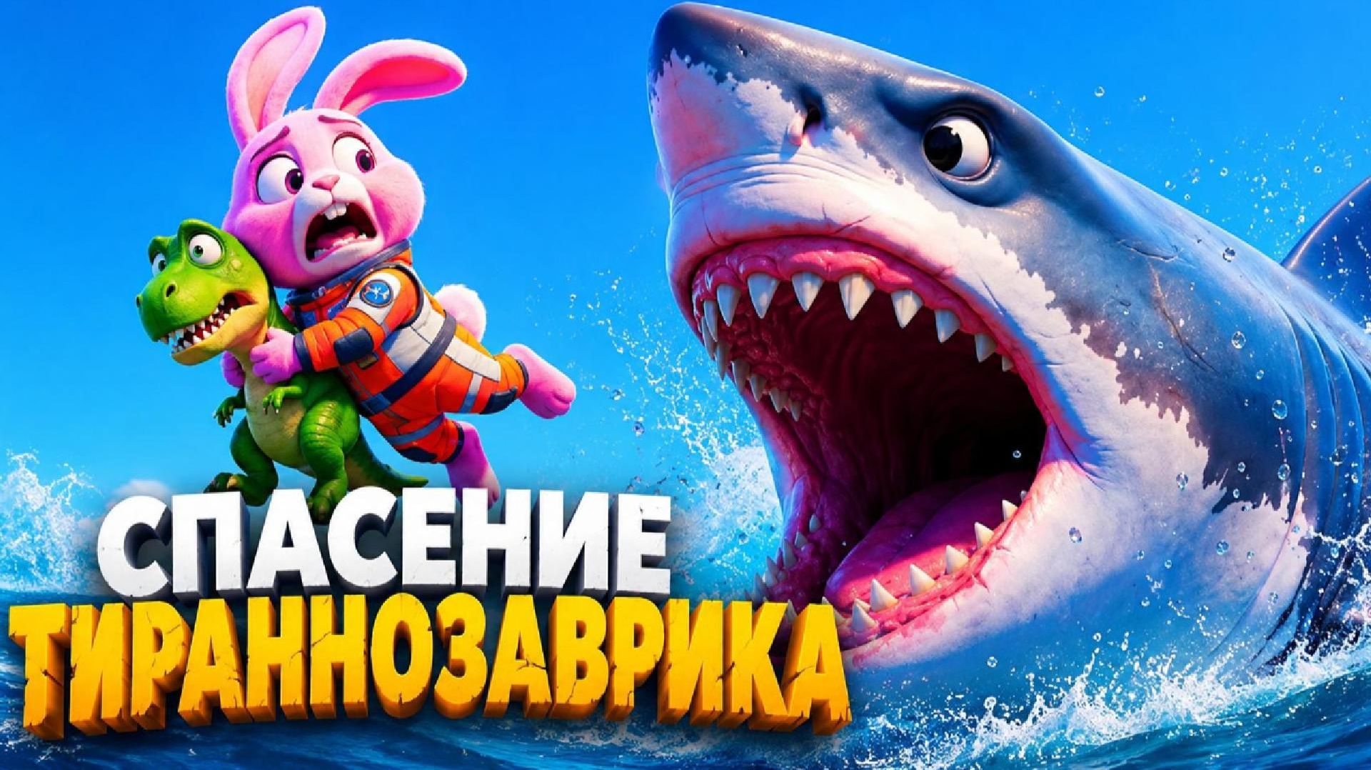 СПАСЕНИЕ ТИРАННОЗАВРИКА🦖 МУЛЬТФИЛЬМ ДЛЯ ДЕТЕЙ👍