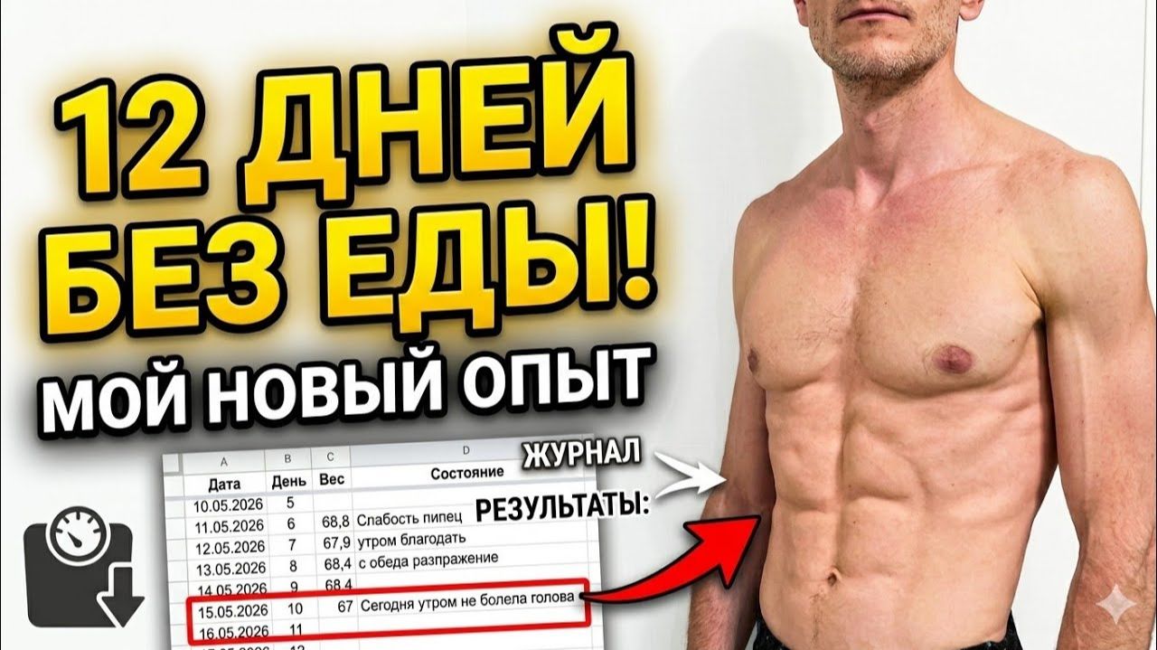 (Голод и депривация Сергей Ан)12 дней голода. Получаю новый опыт