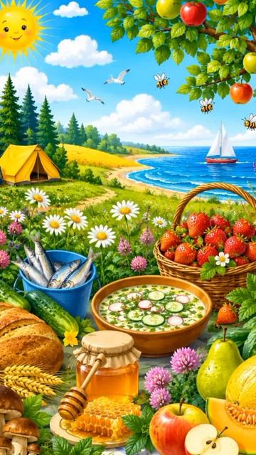 Чем пахнет лето Н. Анишина