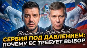 🔥Небойша и Крапивник | СЕРБИЮ СТАВЯТ К СТЕНКЕ: ЕС требует невозможного выбора!