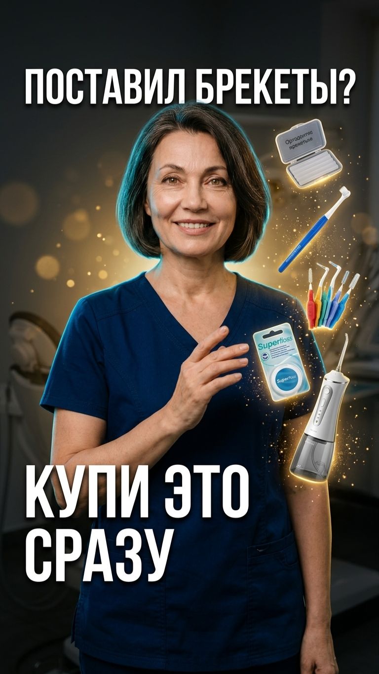 4 обязательных вещи после установки брекетов 
