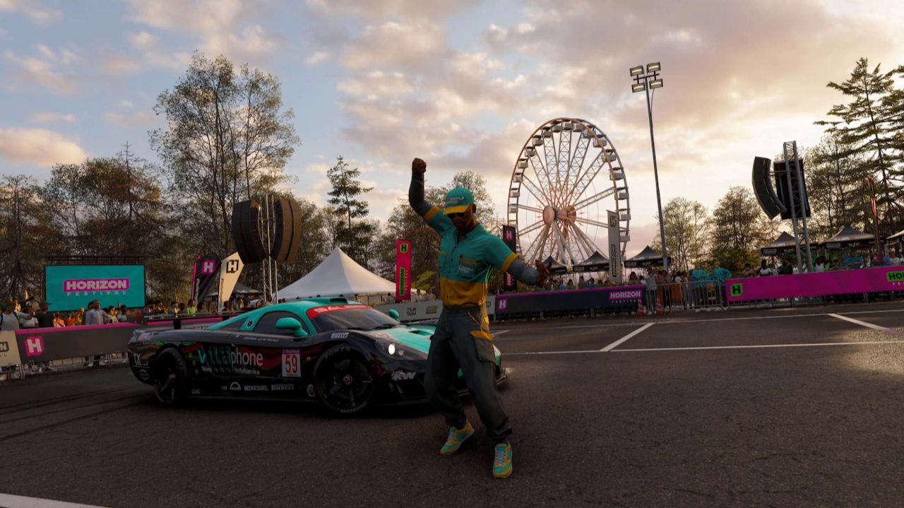 Фото на фестивальном слёте водителей в Forza Horizon 6