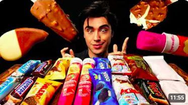 ASMR OREO, MAGNUM, SNICKERS, KINDER, CHUPA CHUPS мороженое