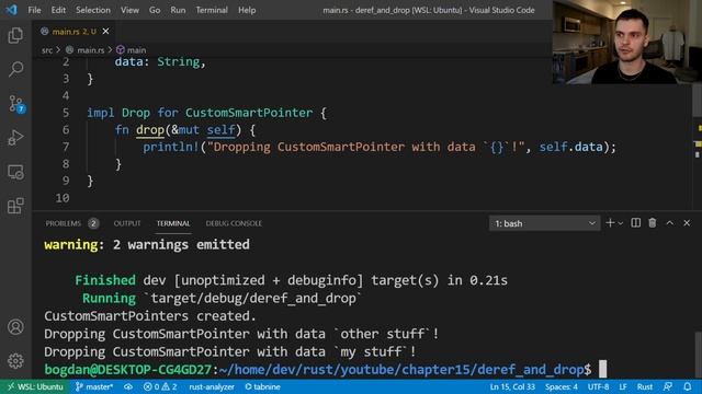 Smart Pointers In Rust - The Drop Trait