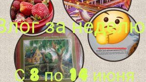 Влог за неделю с 8по14июня/Вышла на финишную прямую/Наводим красоту