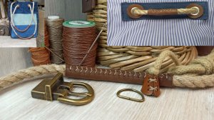 Хороший способ сделать ручки для сумки, не имея специальных инструментов и навыков.