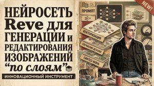 Нейросеть Reve для генерации и редактирования изображений по слоям