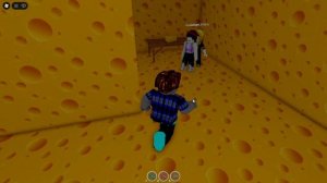 Roblox побег из сыра, прошёл за 8 минут (мой рекорд)