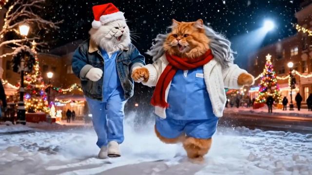 Они сбежали из дома престарелых ради последнего рождественского танца 🎄😿 (трогательно)