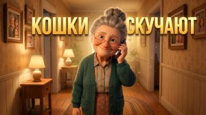 Сериал про кошечку Бусю: 38 серия. Кошки скучают