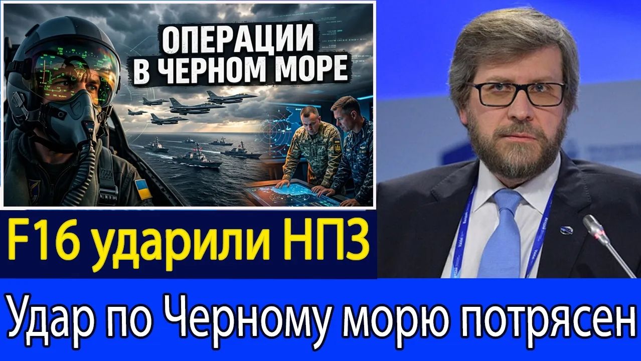Украинские F-16 нанесли удар по российскому нефтезаводу — атака в Чёрном море быстро поражает цели смотреть онлайн