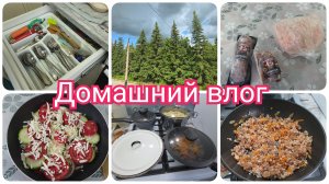 Отвечаю на комментарий. Заменила УЖИН своим блюдом. Готовка, уборка, домашние дела.