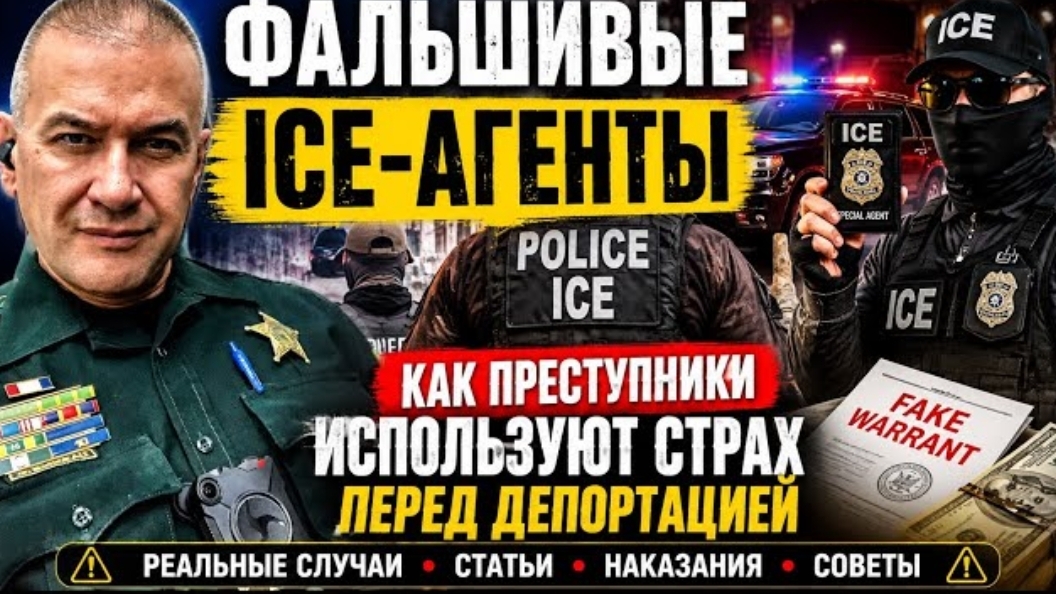 Гера Шериф: фальшивые ICE-агенты: новая криминальная схема против соотечественников...