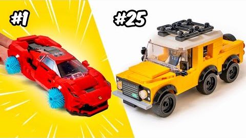 НЕВЕРОЯТНЫЕ идеи для автомобилей LEGO, которые поразят ваше воображение... смотреть онлайн