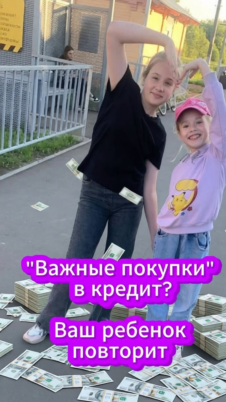 💰 Дети будут транжирить, как родители