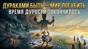 151. Дураками быть - мир погубить. Видио Предтече Судного дня от 07.04.2026