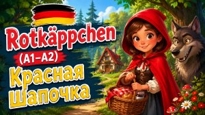Красная Шапочка на немецком (A1–A2) | Rotkäppchen
