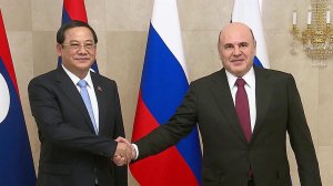 Михаил Мишустин сегодня провел переговоры с премьером Лаоса Сонсаем Сипхандоном.