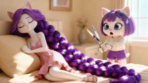 ПОЧЕМУ КОТЕНОК ВЗЯЛ НОЖНИЦЫ#✂️ ЭТОТ СЕКРЕТ РАЗБИТ ВАШЕ СЕРДЦЕ!Кошачья история