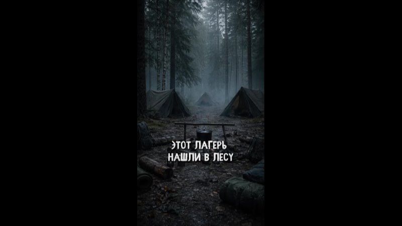Страшные истории - Пустой лагерь в лесу #страшныеистории