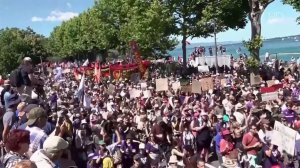В Швейцарии проходят массовые беспорядки из-за саммита G7.