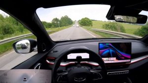 Взял Belgee x50+ — мчу по дождевой трассе