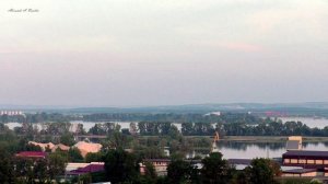 Живая запись: река, транспорт, летние птицы