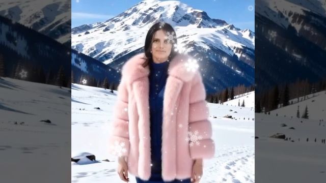 #шуба #мода #снег #одежда #девушка #модель #snow #эдельвейс #горы #rock